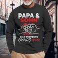 Papa & Sohn Das Perfekte Chaos Team -Atertag Bester Papa Langarmshirts Geschenke für alte Männer