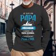 Papa Angler Mais Carrément Plus Cool Pfirsich Papa Langarmshirts Geschenke für alte Männer