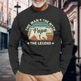 Papa Bear For Father's Day The Man Myth Legend Long Sleeve T-Shirt Gifts for Old Men