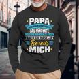 Papa Ich Habeersucht Das Perfekte Geschenk Zu Finden Langarmshirts Geschenke für alte Männer