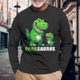 Papa Papasaurusatertagatertagsgeschenk Dino Papa Langarmshirts Geschenke für alte Männer