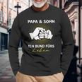 Papa Und Sohn Ein Bund Für Leben Father Son Father's Day S Langarmshirts Geschenke für alte Männer