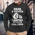 Papa Und Tochter Camper Camping Langarmshirts Geschenke für alte Männer