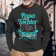 Papa Und Tochter Ein Herz Und Eine Seeleatertag Geschenk Langarmshirts Geschenke für alte Männer