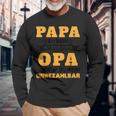 Papa Zu Sein Ist Eine Ehre Opa Zu Sein Unbezahlbar Langarmshirts Geschenke für alte Männer