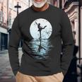 Patinadores Figurados Club De Patinaje Figuras Sport Sport Camiseta de manga larga Regalos para ancianos