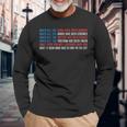 Patriotic When All The Guns Have Been Banned Long Sleeve T-Shirt Gifts for Old Men