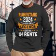 Pensioner 2024 Retirement 2024 Also Eine Legend Rente Langarmshirts Geschenke für alte Männer