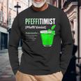 Pfeffitimist Peppermint Saufen Peppermint Liqueur Pfeffi Langarmshirts Geschenke für alte Männer