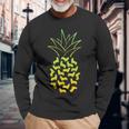 Pineapple Corgi Summer Long Sleeve T-Shirt Gifts for Old Men