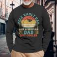 Pole Vault Sports Lover Vintage Pole Vault Dad Father's Day Long Sleeve T-Shirt Gifts for Old Men