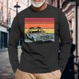 Police Car Tv Cop Shows Vintage Retro 70S & 80'S Sunset Long Sleeve T-Shirt Gifts for Old Men