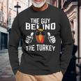 Pregnancy Announcement Father To Be Thanksgiving Long Sleeve T-Shirt Gifts for Old Men