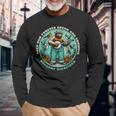 Prevent Wildfires Smokey Bear Banjo & Birds Long Sleeve T-Shirt Gifts for Old Men