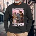 Professional Yapper Meme Screaming Cat Long Sleeve T-Shirt Gifts for Old Men