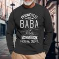 Promoted To Baba Albanian Dad Rookie 2019 Long Sleeve T-Shirt Gifts for Old Men