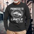 Promoted To Uncle 2023 First Time Fathers Day New Uncle Long Sleeve T-Shirt Gifts for Old Men