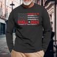 Promoted To Uncle Est 2024 American Flag First Time Uncle Long Sleeve T-Shirt Gifts for Old Men