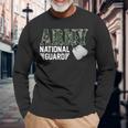 Proud Army National Guard Military Family Veteran Army Long Sleeve T-Shirt Gifts for Old Men