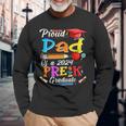 Proud Dad Of A 2024 Pre-K Graduate Family Lover Long Sleeve T-Shirt Gifts for Old Men