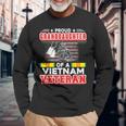 Proud Granddaughter Of A Vietnam Veteran Day American Flag Long Sleeve T-Shirt Gifts for Old Men