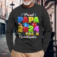 Proud Papa Of A 2024 Pre-K Graduate Family Lover Long Sleeve T-Shirt Gifts for Old Men