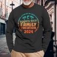 Puerto Rico Family Vacations Trip 2024 Little Bit Of Crazy Long Sleeve T-Shirt Gifts for Old Men