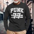 Punk 77 1977 Punk Rock Camiseta de manga larga Regalos para ancianos