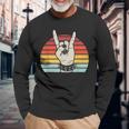 Punk Rock Vintage Retro 80'S Rock Band Long Sleeve T-Shirt Gifts for Old Men