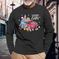 Race Car Happy Easter Eggs Bunny Toddler Racing Car Driver Long Sleeve T-Shirt Gifts for Old Men