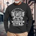 Recovery Opened The Gates Of Hell Spiritual Addiction Long Sleeve T-Shirt Gifts for Old Men