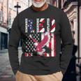 Red Friday Remember Everyone Deployed Patriotic Long Sleeve T-Shirt Gifts for Old Men