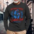 Red White And Boujee Vintage Cocktail Drinking 4Th Of July Long Sleeve T-Shirt Gifts for Old Men