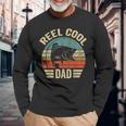 Reel Cool Dad Father's Day Fishing Long Sleeve T-Shirt Gifts for Old Men