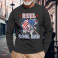 Reel Cool Dad Father's Day Fishing Dad Long Sleeve T-Shirt Gifts for Old Men