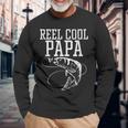 Reel Cool Daddy Papa Fisch Angeln Angeln Angler Angler Papa Herren Langarmshirts Geschenke für alte Männer