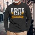 Rente 2024 Ich Habe Fertig Rentner Black Langarmshirts Geschenke für alte Männer