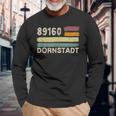 Retro 89160 Dornstadt Vintage Gemeinde Plz Langarmshirts Geschenke für alte Männer