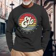 Retro Elo Home State Cool 70S Style Sunset Long Sleeve T-Shirt Gifts for Old Men