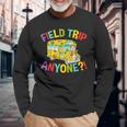 Retro Field Trip Anyone Magic School Bus Driver Long Sleeve T-Shirt Gifts for Old Men