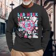 Retro Lab Week 2024 Medical Laboratory Long Sleeve T-Shirt Gifts for Old Men