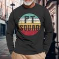 Retro Physical TherapyPt Squad Therapist Idea Long Sleeve T-Shirt Gifts for Old Men