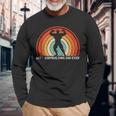 Retro Style Vintage Best Bodybuilding Dad Ever Father's Day Long Sleeve T-Shirt Gifts for Old Men