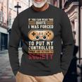 Retro Video Games Gaming Vintage Controller Gamer Long Sleeve T-Shirt Gifts for Old Men