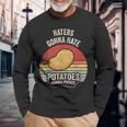 Retro Vintage Potatoes Gonna Potate Potato Lover Long Sleeve T-Shirt Gifts for Old Men