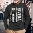Rivera Last Name Surname Team Rivera Family Reunion Long Sleeve T-Shirt Gifts for Old Men