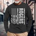 Rogers Last Name Surname Team Rogers Family Reunion Long Sleeve T-Shirt Gifts for Old Men