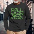 Roll Fatty For St Paddy's Marijuana St Patrick's Day Long Sleeve T-Shirt Gifts for Old Men