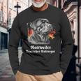 Rottweiler Deutsches Kulturgut Cool Rottweiler Motif Langarmshirts Geschenke für alte Männer