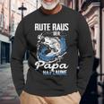 Rute Raus Der Papa Hat Laune Fischer Langarmshirts Geschenke für alte Männer